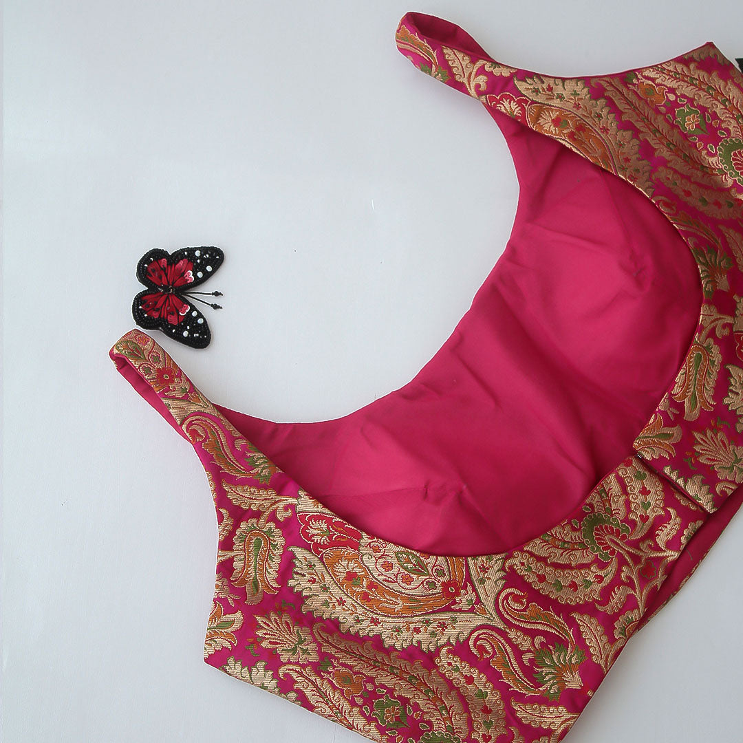 Rani Pink Meenakari Blouse