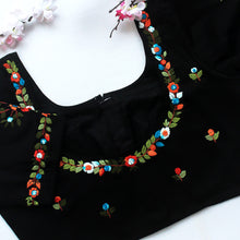 Black Rose Cotton Blouse