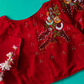 Red Jesh Cotton Blouse