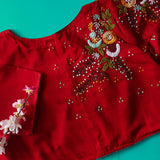 Red Jesh Cotton Blouse