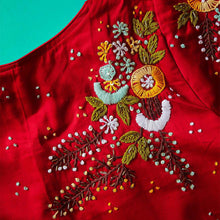 Red Jesh Cotton Blouse
