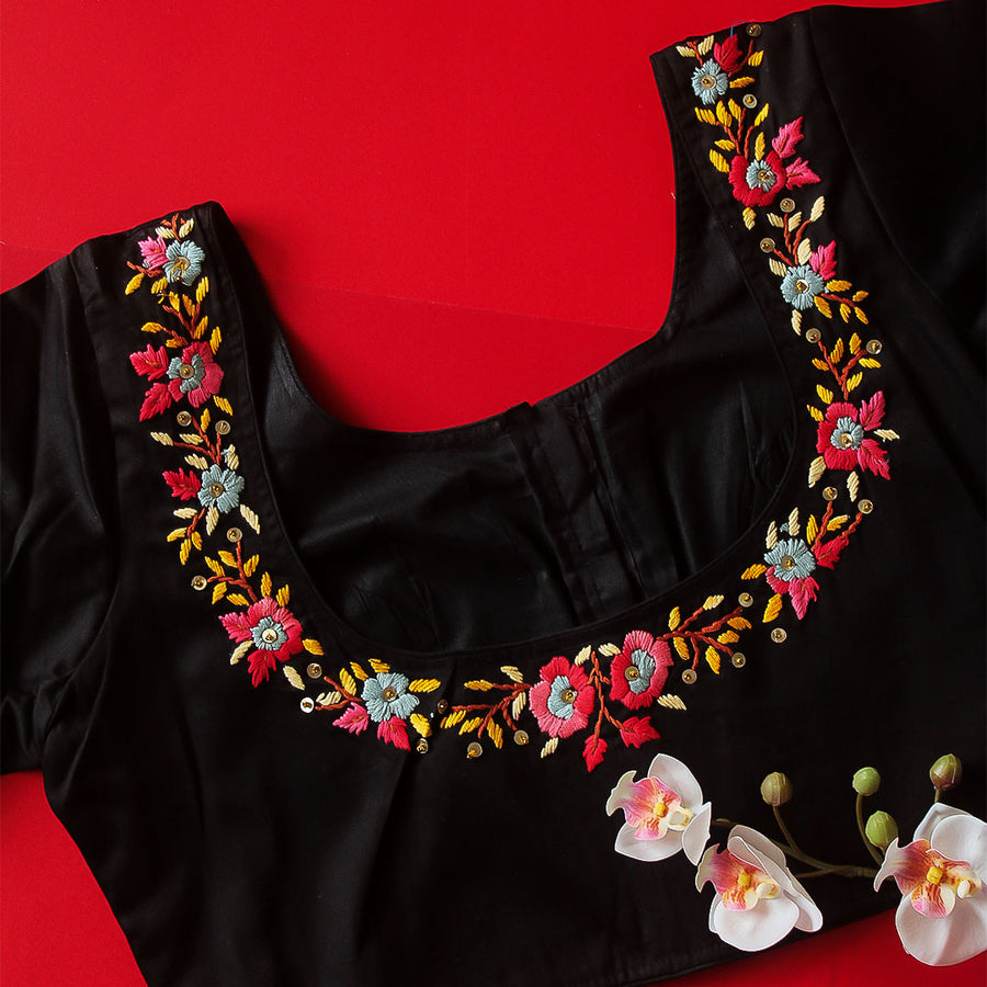 Black Raas Cotton Blouse
