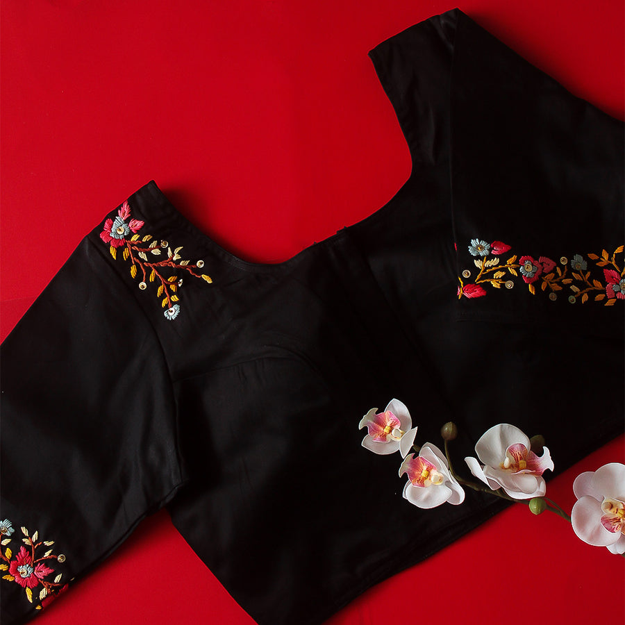 Black Raas Cotton Blouse