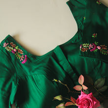 Green Raas Cotton Blouse