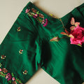 Green Raas Cotton Blouse