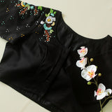 Black Jesh Cotton Blouse