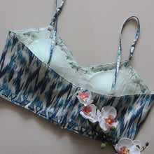 Ikkat Print Naksh Mirror Work Blouse