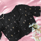 Black Double Zip Blouse