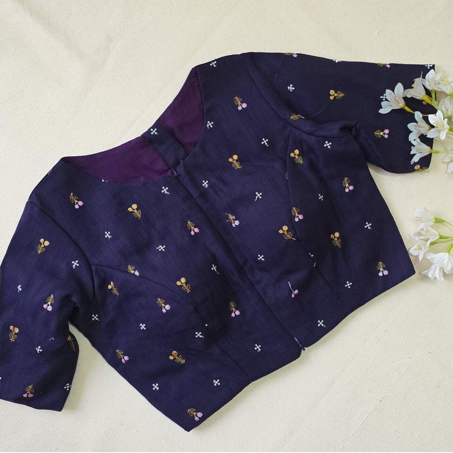 Violet Double Zip Blouse