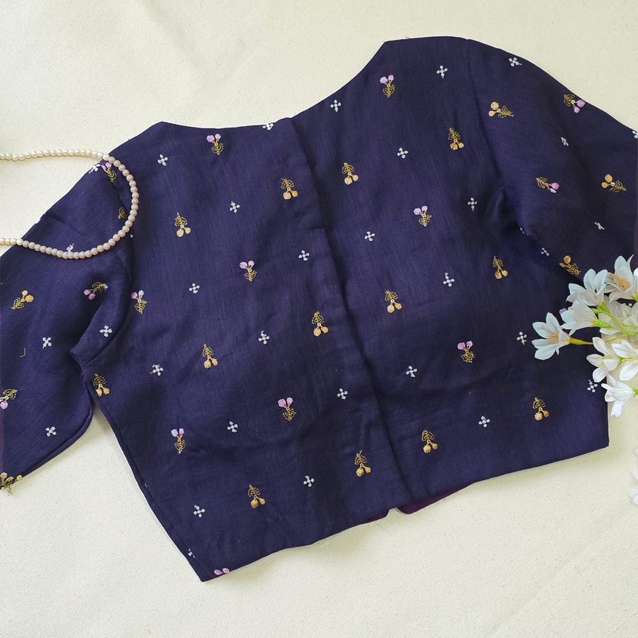 Violet Double Zip Blouse