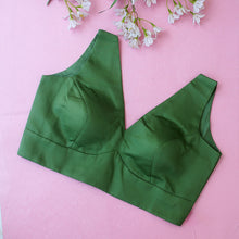 Sage Green V-Neck Blouse