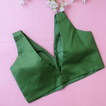 Sage Green V-Neck Blouse