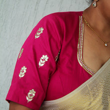 Jaipuri Pink Gota Patti Blouse