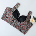 Ajrakh Sweetheart neck Sleeveless Blouse
