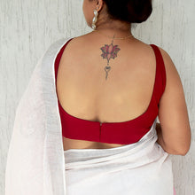 Red Achla Sleeveless Blouse
