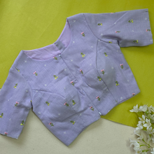 Lavender Double Zip Blouse