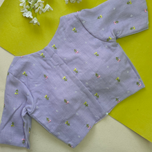 Lavender Double Zip Blouse