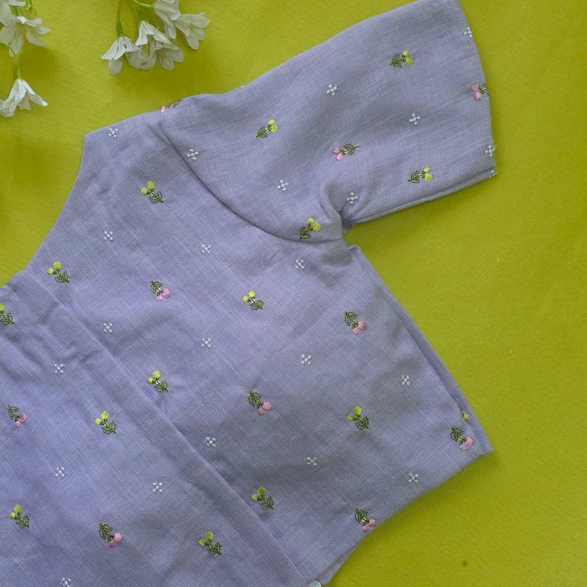 Lavender Double Zip Blouse