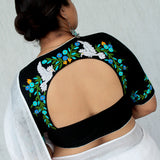 White Bird Black  Blouse