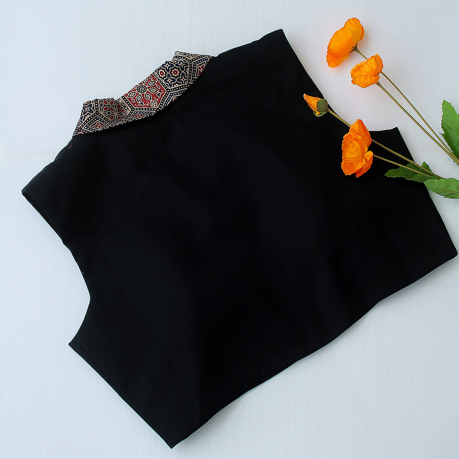 Black1 Collar Neck Blouse