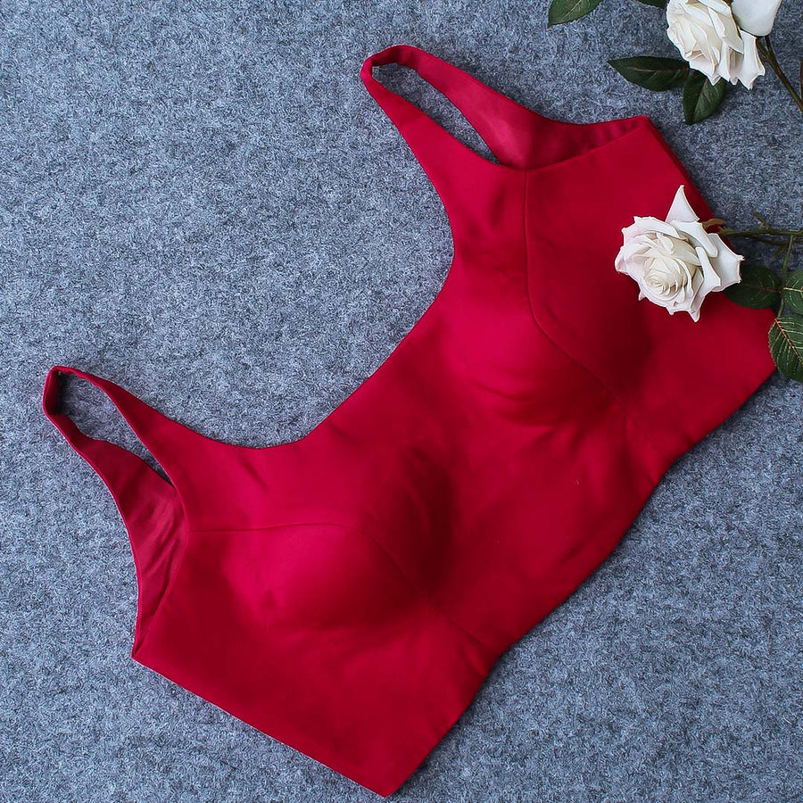 Fuchsia Pink Sleeveless Blouse 11