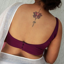 Wine Achla Sleeveless Blouse