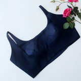 Navy Blue Achla Sleeveless Blouse