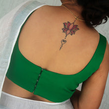 Green Aja Sleeveless  Blouse