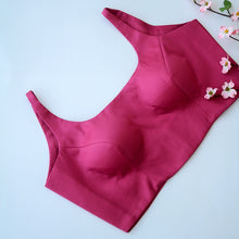 Old rose Achla Sleeveless Blouse