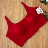 Red Achla Sleeveless Blouse
