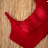 Red Achla Sleeveless Blouse