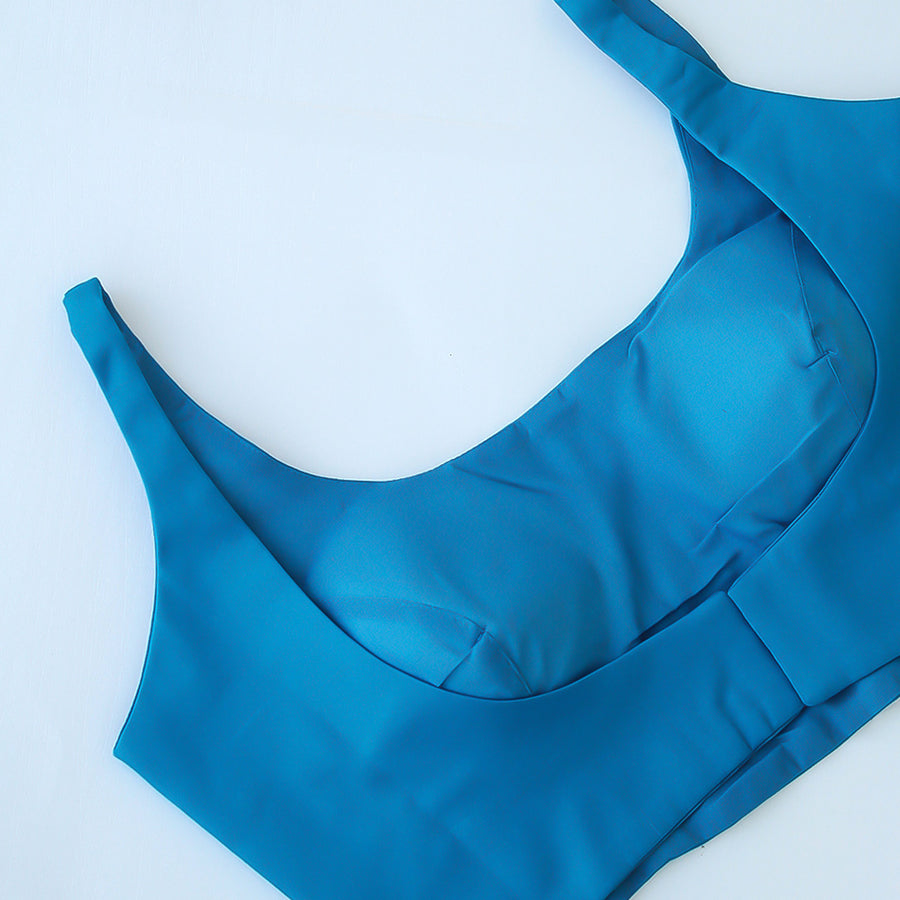 Royal Blue Achla Sleeveless Blouse