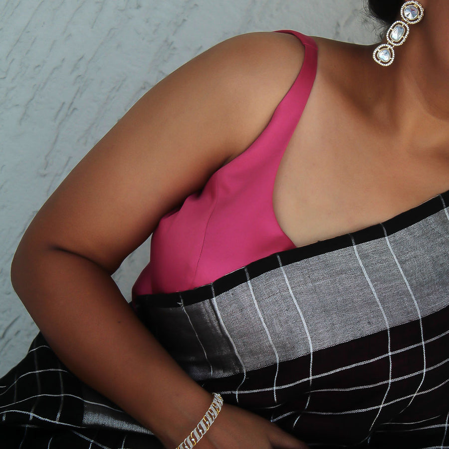 Old rose Achla Sleeveless Blouse