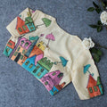 Building Hand Painted Silk Blouse