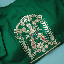 Jaipuri Green Gota Patti Blouse