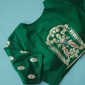 Jaipuri Green Gota Patti Blouse