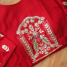 Jaipuri Red Gota Patti Blouse