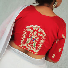 Jaipuri Red Gota Patti Blouse