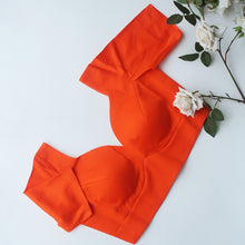 Eve Orange Sleeves Blouse