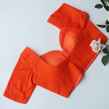 Eve Orange Sleeves Blouse