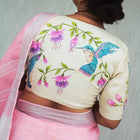 Humming Bird Tussar Silk Blouse