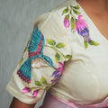 Humming Bird Tusser Silk Blouse