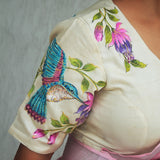 Humming Bird Tusser Silk Blouse