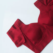 Eve Maroon Sleeves Blouse