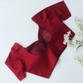 Eve Maroon Sleeves Blouse