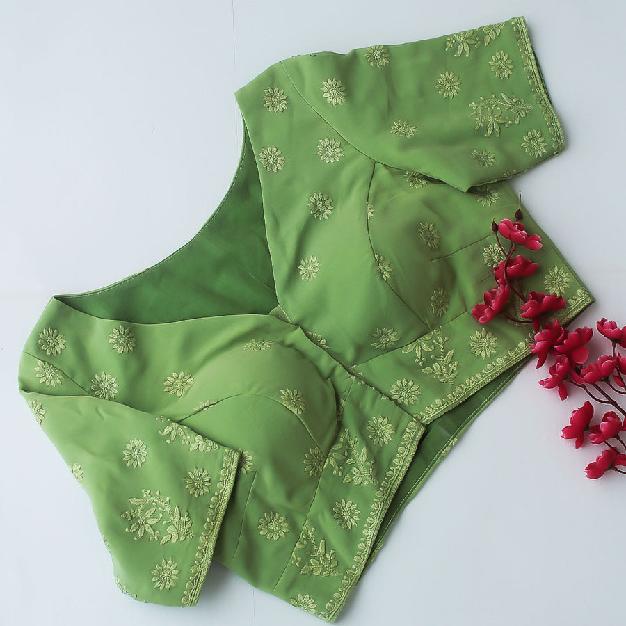 Chikankari 3  Blouse