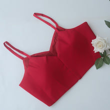 Red Spaghetti Strap Blouse