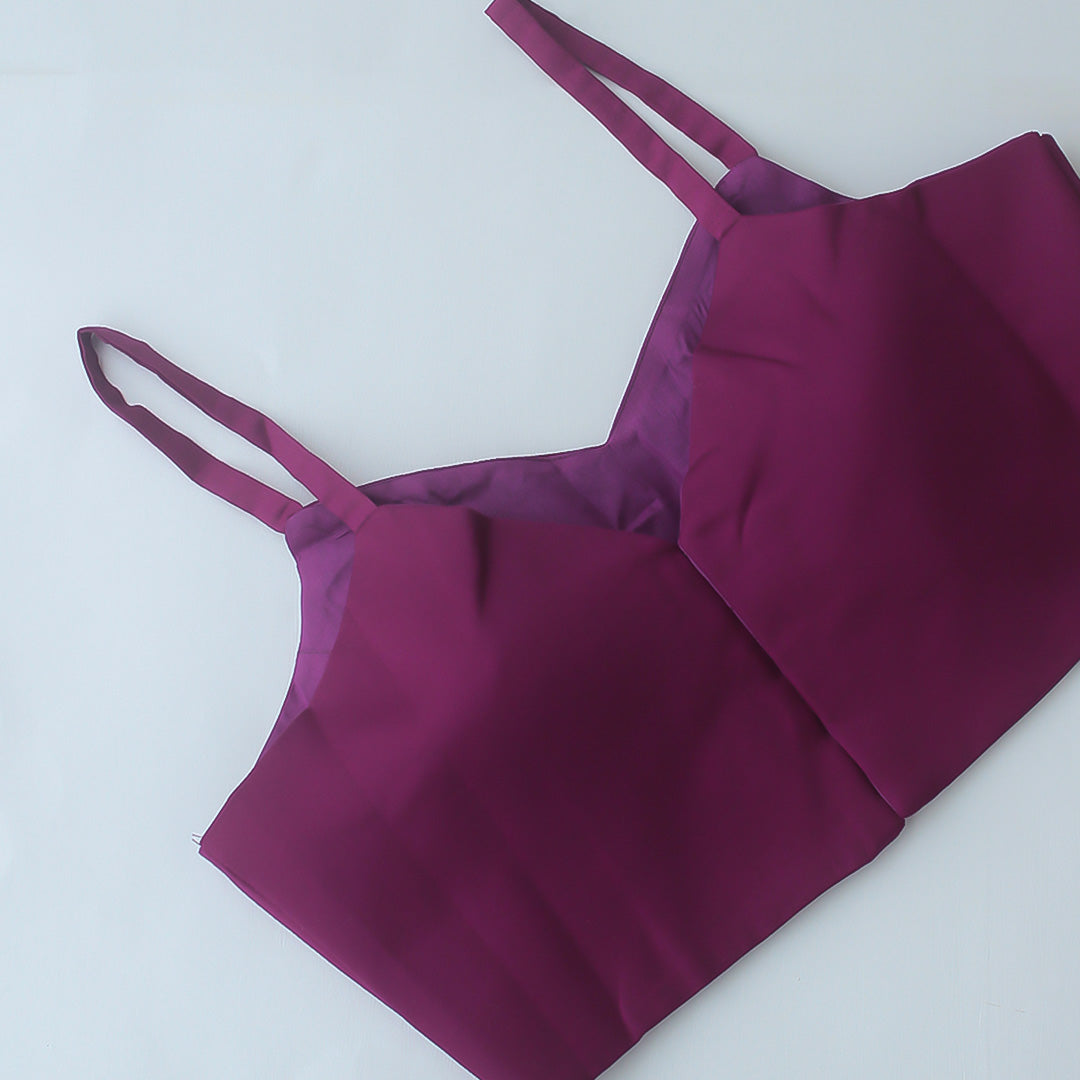 Wine Spaghetti Blouse