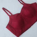 Maroon Spaghetti Blouse