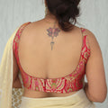 Red Meenakari Blouse